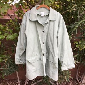 Light green canvas jacket